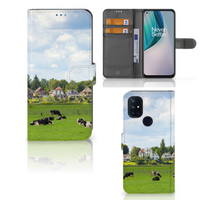 OnePlus Nord N10 Telefoonhoesje met Pasjes Koeien