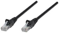 Intellinet 345040 RJ45 Netwerkkabel, patchkabel CAT 5e U/UTP 20.00 m Zwart 1 stuk(s) - thumbnail