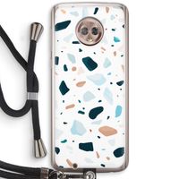 Terrazzo N°13: Motorola Moto G6 Transparant Hoesje met koord