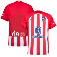 Atlético Madrid Dri Fit ADV Match Shirt Thuis 2023-2024 + Ria Money + Hyundai