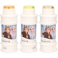 3x Disney Frozen 2 bellenblaas flesjes met bal spelletje in dop 175 ml voor kinderen - thumbnail