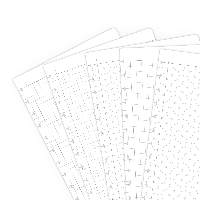 Set Extra Pagina's - A4 - ruitjes 1cm