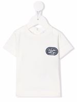 Emporio Armani Kids t-shirt à patch logo - Blanc - thumbnail