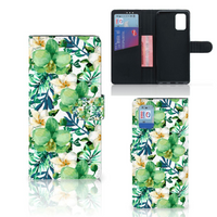 Samsung Galaxy A02s | M02s Hoesje Orchidee Groen