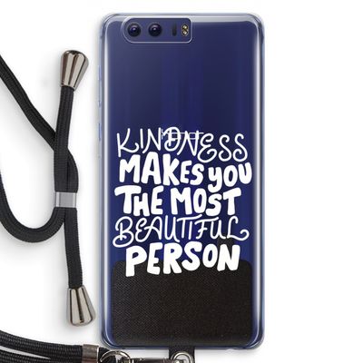 The prettiest: Honor 9 Transparant Hoesje met koord