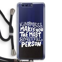 The prettiest: Honor 9 Transparant Hoesje met koord