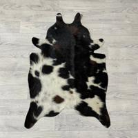 Kleine koeienhuid bruin wit zwart (Normandiër) 90x60cm