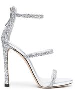 Giuseppe Zanotti sandales Harmony à détail de paillette - Argent