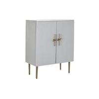 Kast DKD Home Decor Wit Gouden Ijzer Mangohout 85 x 45 x 110 cm BAR