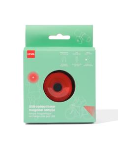 HEMA Magneetlampje USB Oplaadbaar Rood
