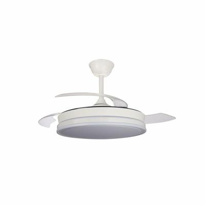 Plafondventilator CristalRecord SUPERECO RETRAC 45W MD Transparant