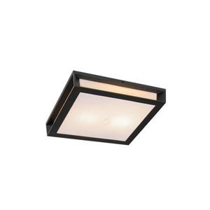 QAZQA Moderne buiten wandlamp zwart 2-lichts IP44 - Jeffrey
