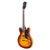 Guild Starfire IV ST Maple Antique Burst semi-akoestische gitaar met koffer