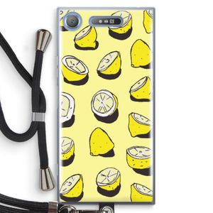 When Life Gives You Lemons...: Sony Xperia XZ1 Transparant Hoesje met koord
