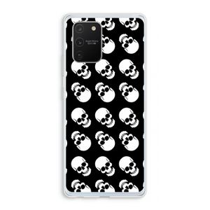 Musketon Skulls: Samsung Galaxy S10 Lite Transparant Hoesje