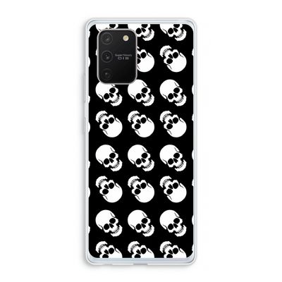 Musketon Skulls: Samsung Galaxy S10 Lite Transparant Hoesje