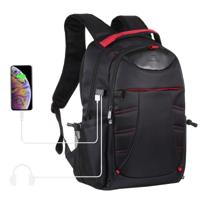 HAWEEL opvouwbaar verwisselbare Outdoor draagbare Dual schouders laptop rugzak (zwart)