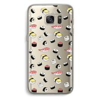 Sushi time: Samsung Galaxy S7 Transparant Hoesje