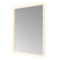 Hotbath &More Mirrors Square LED Badkamerspiegel - Rechthoek - 80 x 60 cm - Mat Wit