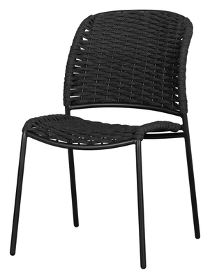 WOOOD Tuinstoel 'Taku' Textileen, kleur Zwart