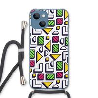 8-bit N°4: iPhone 13 Transparant Hoesje met koord