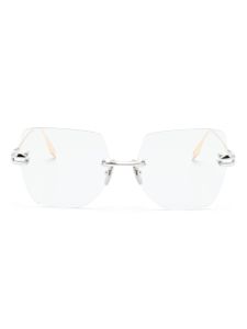 Dita Eyewear lunettes de vue à monture oversize - Or