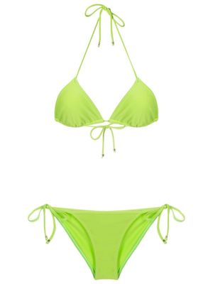 Amir Slama bikini à bonnets triangles - Vert