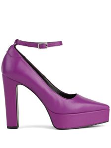 Karl Lagerfeld escarpins en cuir Soiree 130 mm - Violet