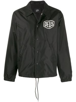 Deus Ex Machina veste boutonnée à logo imprimé - Noir