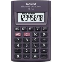 Casio HL-4A Zakrekenmachine Antraciet Aantal displayposities: 8 werkt op batterijen (b x h x d) 56 x 9 x 87 mm