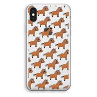 Pony: iPhone X Transparant Hoesje
