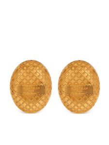 Balmain Signature Grid earrings - Or