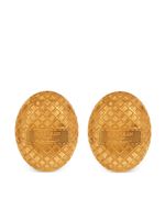 Balmain Signature Grid earrings - Or - thumbnail