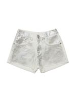 MM6 Maison Margiela Kids short en coton à fini enduit - Blanc - thumbnail