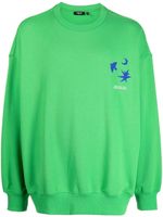 FIVE CM sweat en coton à imprimé graphique - Vert