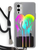 Hold My Heart: OnePlus 9 Transparant Hoesje met koord