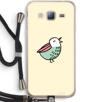 Birdy: Samsung Galaxy J3 (2016) Transparant Hoesje met koord