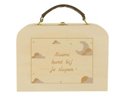 'Koffertje 'komt bij je slapen'' kopen? | FOR YOU GIFTS 'Koffertje 'komt bij je slapen'' kopen? | FOR YOU GIFTS