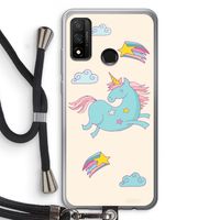 Vliegende eenhoorn: Huawei P Smart (2020) Transparant Hoesje met koord