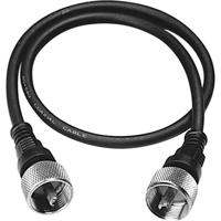 Albrecht 75820 coax-kabel 10 m PL259 Zwart - thumbnail