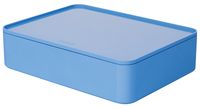 HAN HA-1110-84 Smart-organiser Allison Box Met Binnenschaal En Deksel Hemels Blauw, Stapelbaar HAN HA-1110-84 Smart-organiser Allison Box Met Binnenschaal En Deksel Hemels Blauw, Stapelbaar