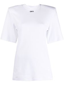 Off-White t-shirt à épaulettes - Blanc