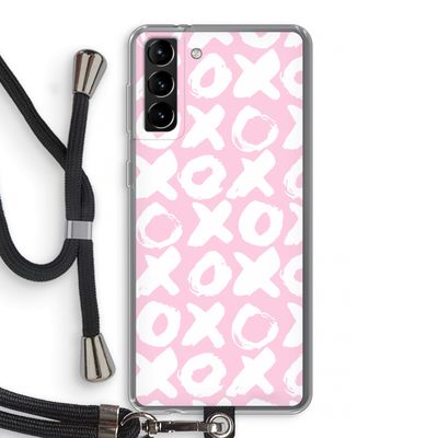 XOXO: Samsung Galaxy S21 Plus Transparant Hoesje met koord