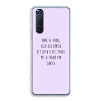 Sprong: Sony Xperia 5 II Transparant Hoesje Sprong: Sony Xperia 5 II Transparant Hoesje