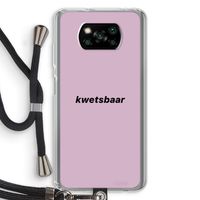 kwetsbaar: Xiaomi Poco X3 NFC Transparant Hoesje met koord