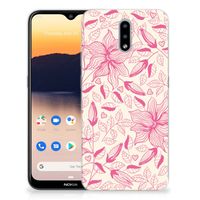 Nokia 2.3 TPU Case Pink Flowers