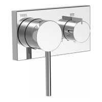 Douchekraan Tres 3V | Inbouw | Mengkraan | Excl.Inbouwdeel | 3-weg | Rond | Chroom