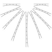 Viessmann Modelltechnik 4355 N Rijdraad 163 mm 5 stuk(s)