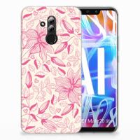 Huawei Mate 20 Lite | TPU Case | Pink Flowers
