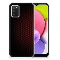 Samsung Galaxy A03S | TPU bumper | Geruit Rood Samsung Galaxy A03S | TPU bumper | Geruit Rood